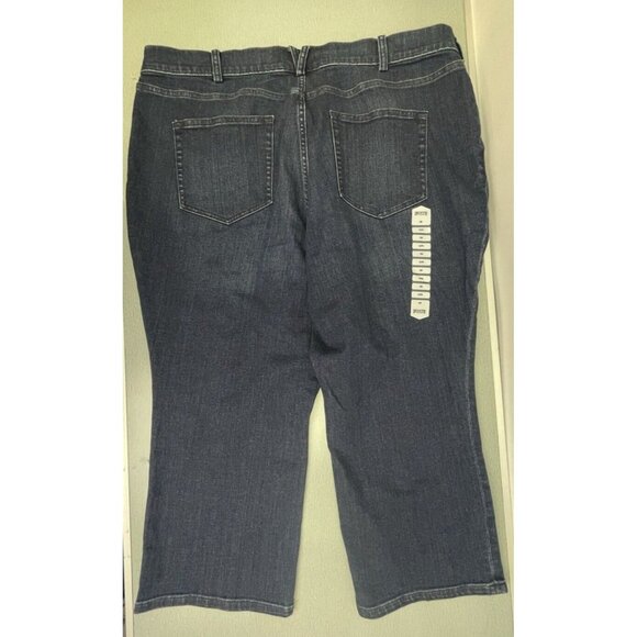 Duluth Women's Plus Daily Denim Capris Cropped Jeans Size 18W Cotton Blend - Picture 7 of 14